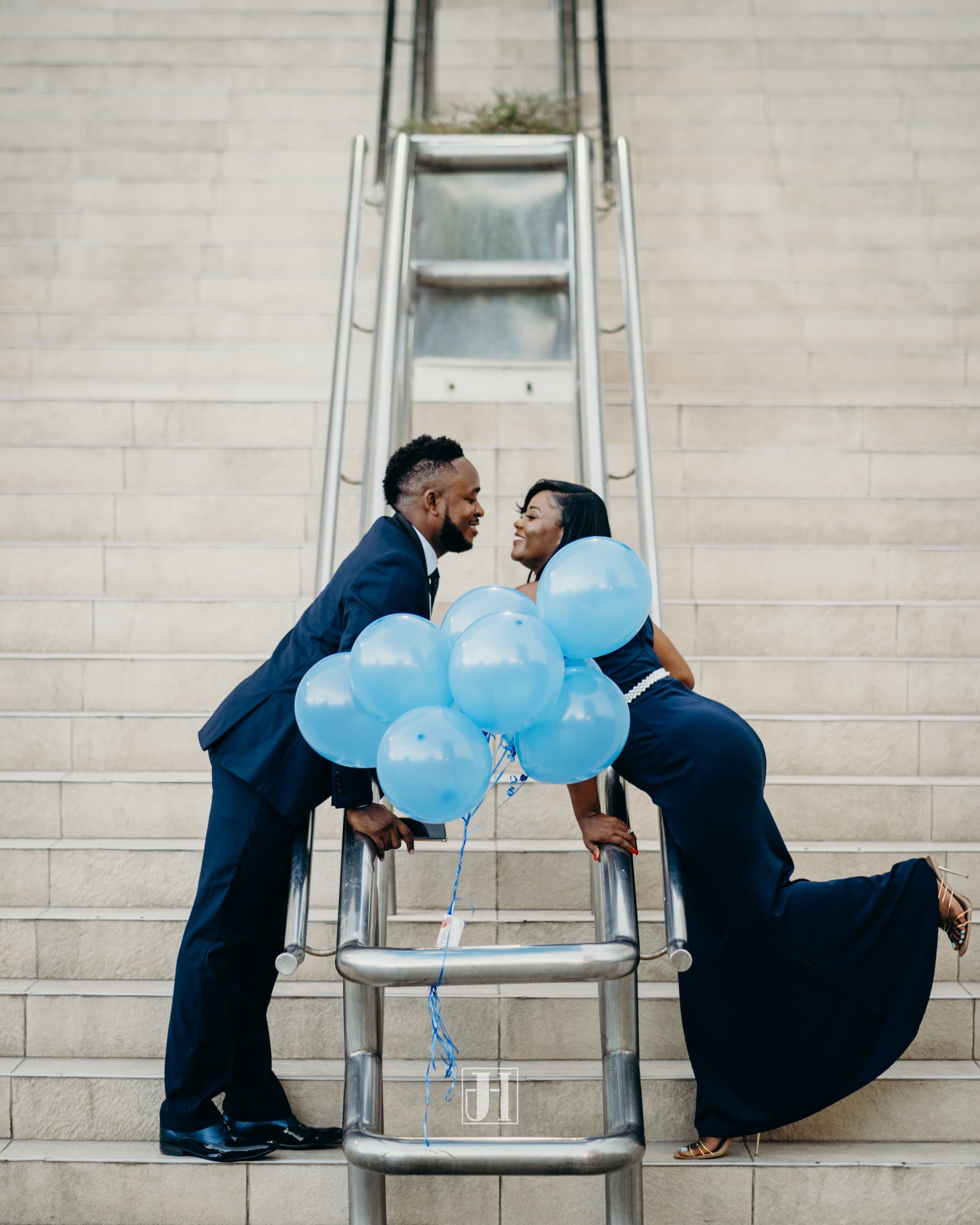 Wedding couple portrait